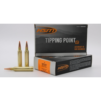 HSM AMMUNITION 7MM MAG 162GR TIPPING PT 20RD BOX 20 BOXES PER CASE