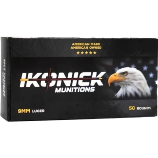 IKONICK USA 9MM 147GR FMJ - SUBSONIC 50RD 20BX/CS