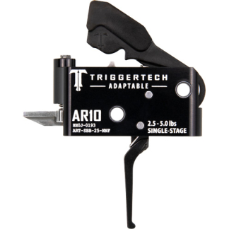 TRIGGERTECH AR10 SINGLE STAGE - ADAPTABLE STRAIGHT FLAT BLACK
