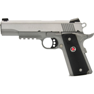 COLT DELTA ELITE 10MM 5" 8RD - STAINLESS BLACK PICATINNY RAIL