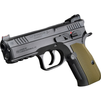CZ CUSTOM SHADOW 2 COMPACT - CUSTOM 9MM 4" 15RD BLACK GREEN