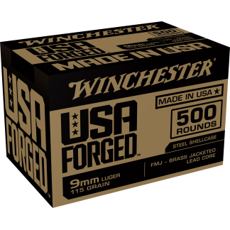 WIN 9MM 115GR FMJ STEEL 500RD