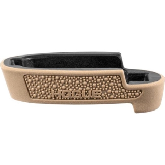 Hogue OverMolded Rubber Grip Extension Base Pad for S&W M&P 9 Shield Plus 13rd Magazines FDE