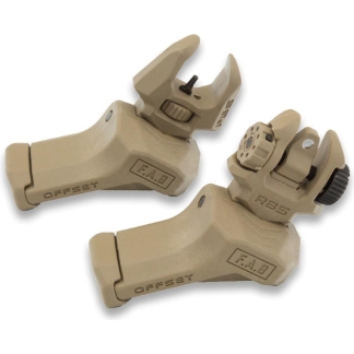 FAB Defense FRBS Offset Rifle Sights Kit Tan