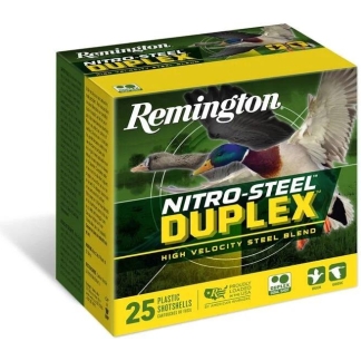 Remington Nitro-Steel Duplex Shotshells 20ga 3" 1oz 1425 fps #2 25/ct