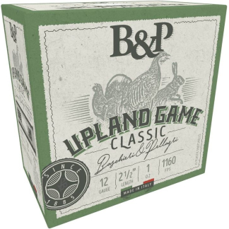 B&P Upland Game Classic Shotshells 12ga 2-1/2'' 1oz 1160 fps #6 25/ct