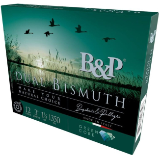 B&P Dual Bismuth Shotshells 12ga 3'' 1-1/4oz 1350 fps #3 & #4 10/ct