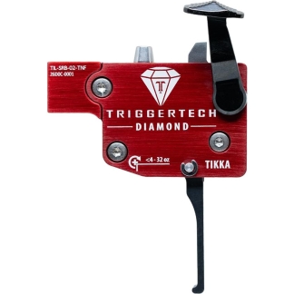 TriggerTech Tikka Diamond Trigger 4-32 oz Flat LH Black