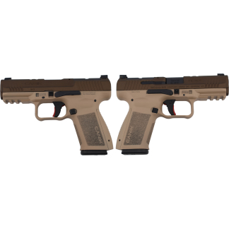 CENTURY CANIK METE SF 9MM PORTED BARREL TWO TONE TAN PSTL 4.19 BRL 1-15RD MAG