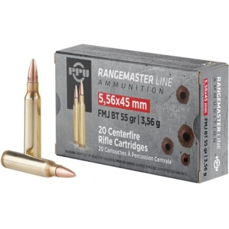 PPU 556 FMJBT 55GR RANGE MST 20RD BOX 50 BOXES PER CASE
